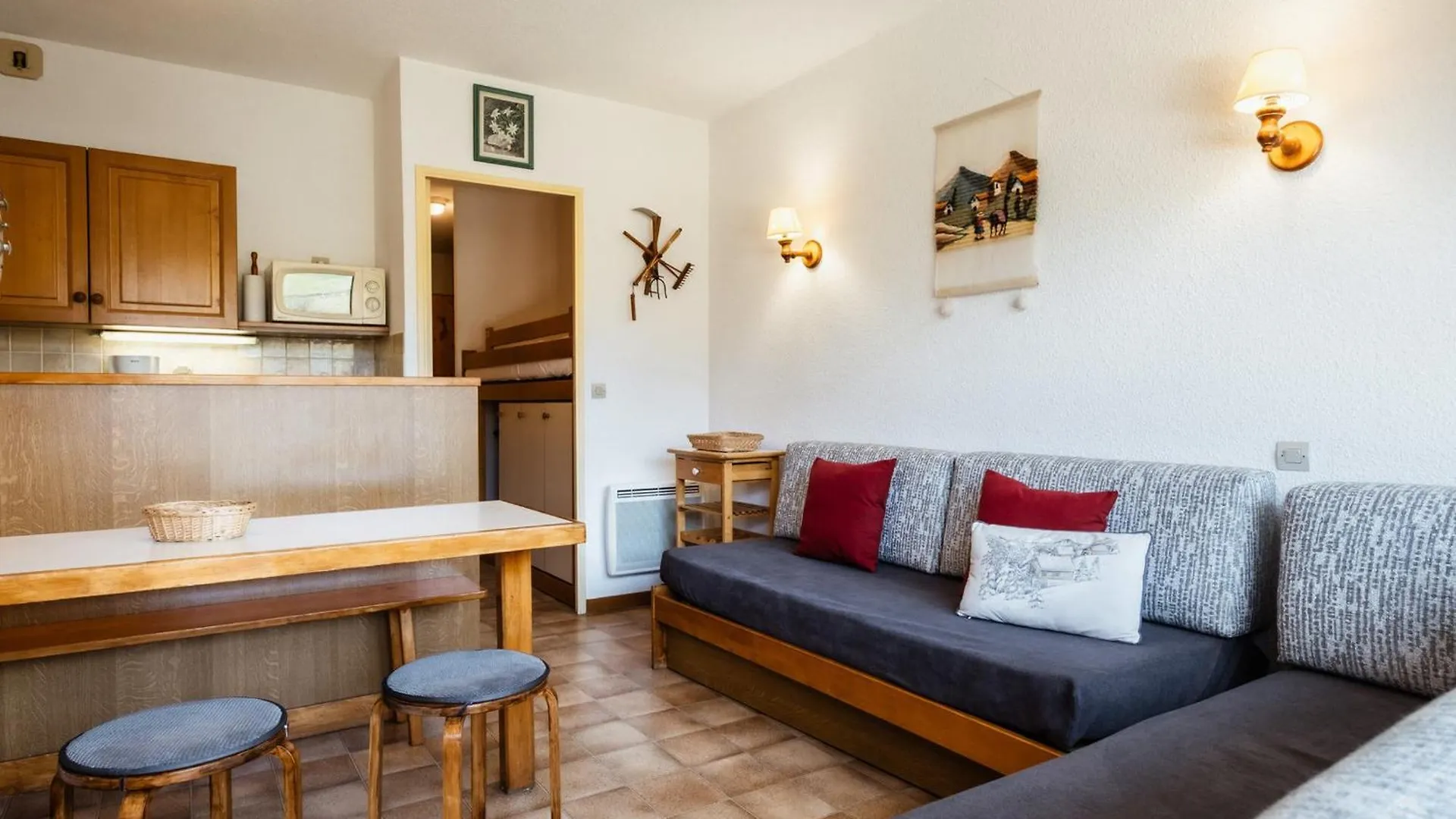 3 Pieces+Mezzanine, 6 Pers, Proche Bossonnet, Garage, Animaux Admis - Fr-1-304-35 Apartment La Clusaz